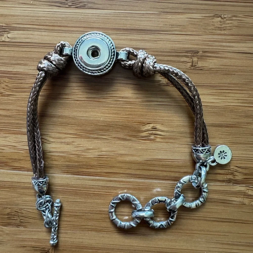 Ginger Snaps Woven Bracelet (Petite Snaps)